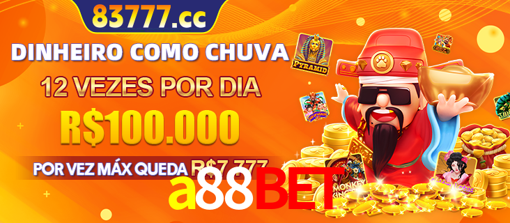 Banner do programa de recompensas Recomende para amigos do a88bet, detalhando os bônus por convidar amigos, com prêmios que chegam a R$288.888.