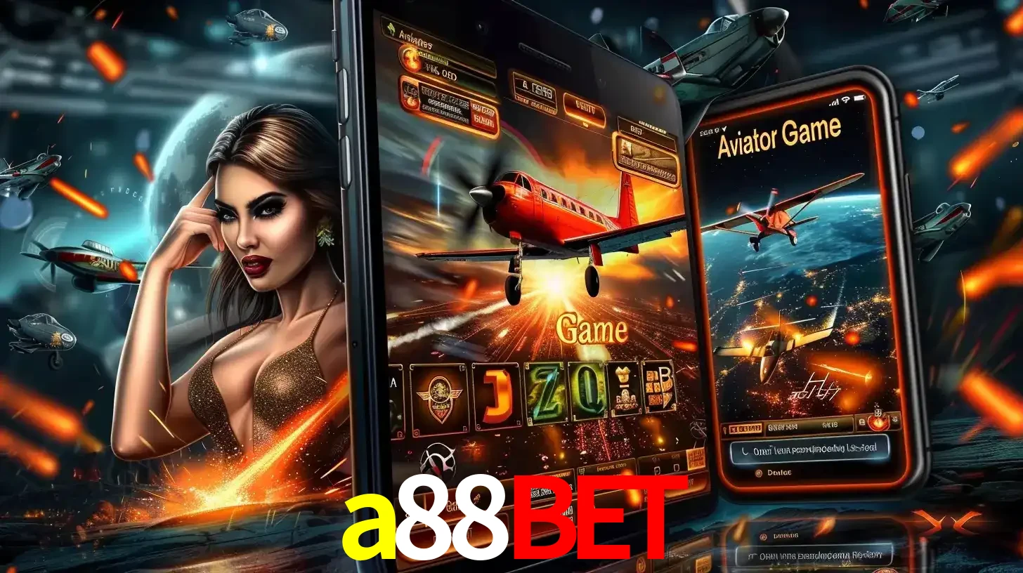 Mulher estilosa cercada por telas que exibem a jogabilidade do Aviator, capturando a intensidade e a estratégia deste popular crash game oferecido pelo a88bet.